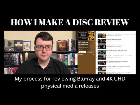 How I Make A Blu-ray or 4K UHD Disc Review