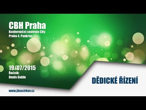 2015/07/19 CBH - Dědické Řízení - Denis Gobin