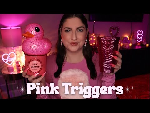 ASMR Pink Triggers for February 💗