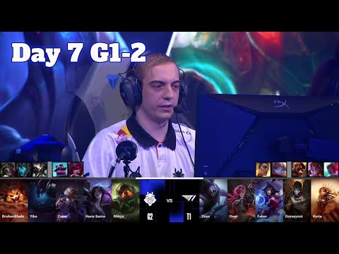 G2 vs T1 - Game 2 | Day 7 LoL Worlds 2024 Swiss Stage | G2 Esports vs T1 G-2 full