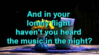 Skylark (cover with lyrics on screen)