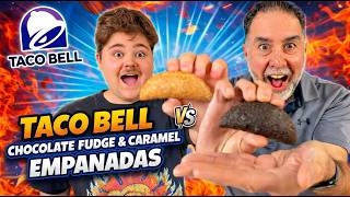 Taco Bell’s NEW Chocolate Fudge & Caramel Empanadas Review! Are They As Good As The Original