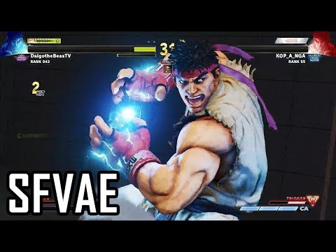 SFVAE - DAIGO (Ryu) vs SANDBAG (Korea Top Player)