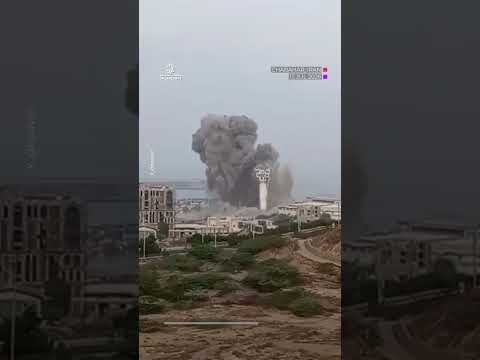 US strikes marine control tower in Iran