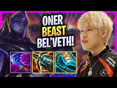ONER IS A BEAST WITH BEL'VETH! - T1 Oner Plays Bel'veth JUNGLE vs Lee Sin! | Season 2024