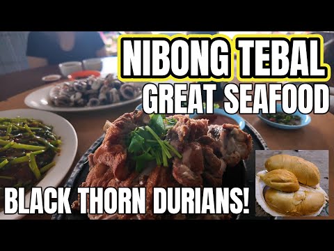 Black Thorn Durians at Nibong Tebal: Chop Chuan Guan 泉源饼铺, Shui Yuan Seafood and Gan Wholesale