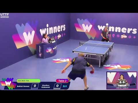 Winners League  25.09.21 Boklah Roman - Vinnikov Oleksandr  19:30