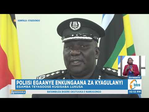 Poliisi Egaanye Enkungaana za Kyagulanyi aba NUP Balemeddeko nti Baakutalaaga Eggwanga