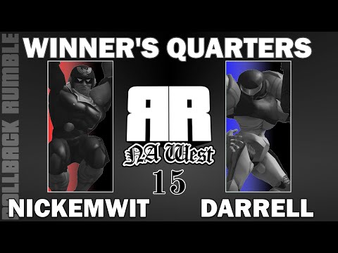 Nickemwit (C.Falcon) vs Darrell (Samus) | Winner's Quarters | Rollback Rumble: NA West 15