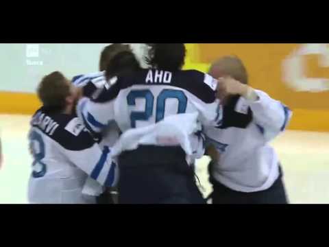 Jääkiekon MM U20 2016: Suomi - Venäjä 4-3 voittomaali #NuoretLeijonat #u20fi