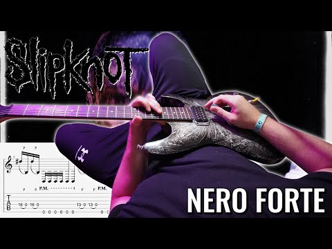 Slipknot - Nero Forte FULL Guitar Lesson / Cover with Tab | PoV
