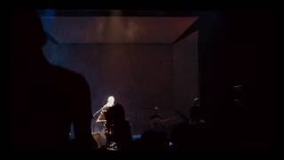 John Carpenter playing Ennio Morricone 's opening titles to THE THING at Moody Theater in Austin