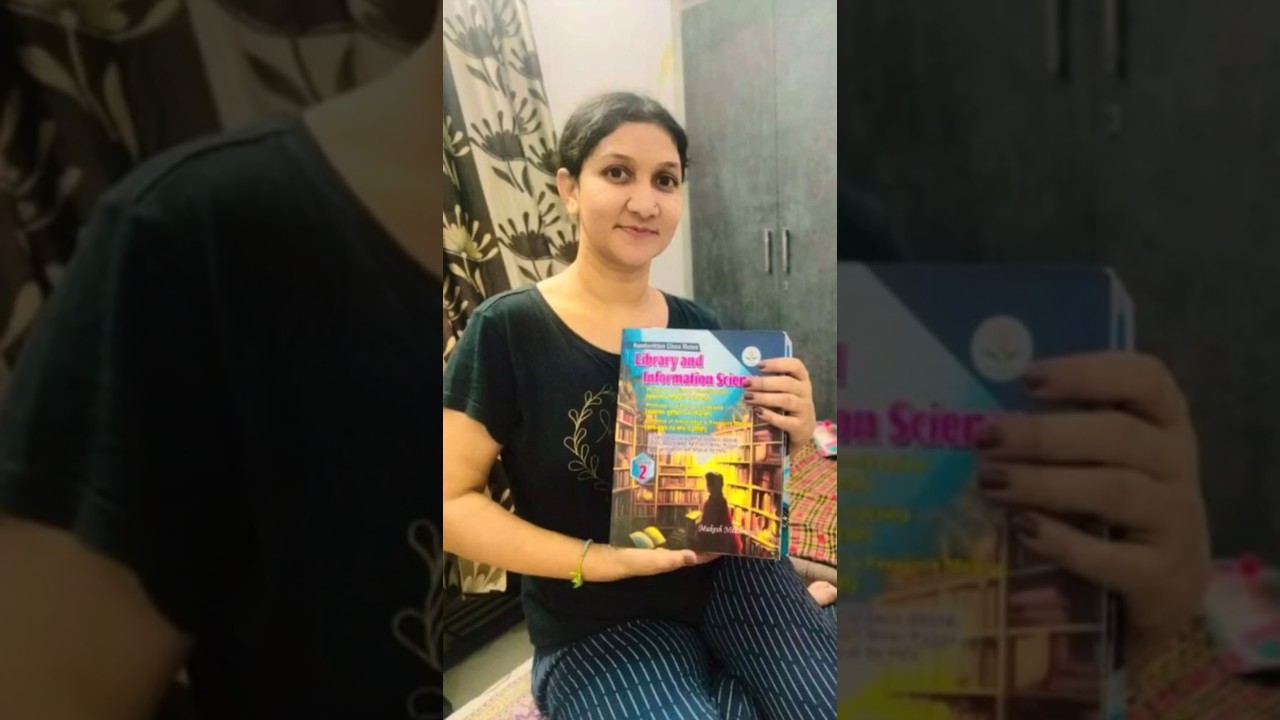 Library and Information Science Class Notes and Books 📚 UNBOXING