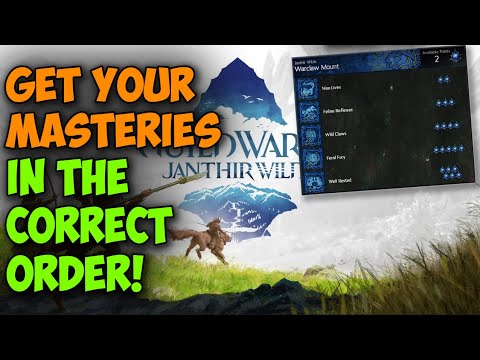 The BEST order to get your Janthir Wild Masteries!