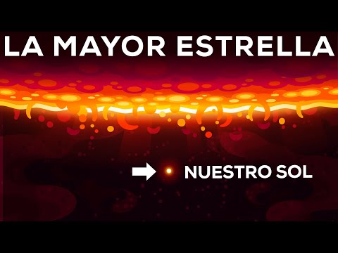 The largest star in the universe: size comparison