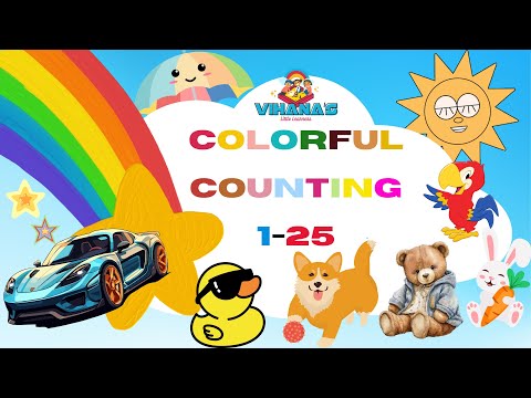 Learn to Count 1 to 25 with Vihana! | Fun & Interactive Kids Counting Video