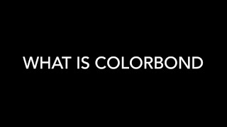 What is Colorbond