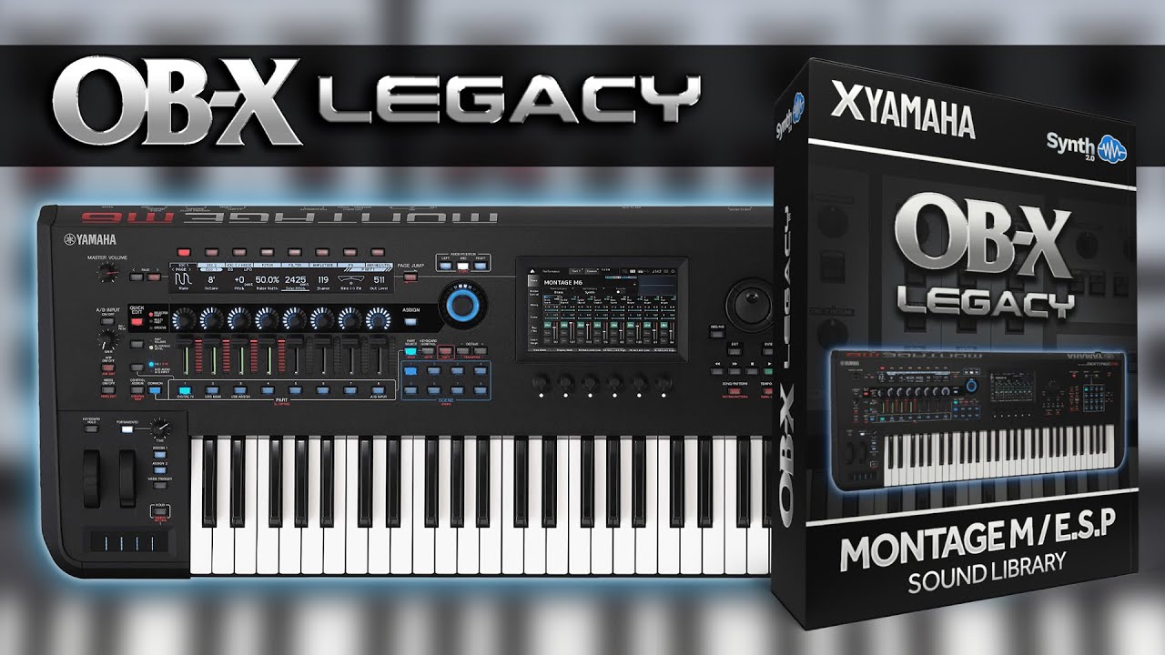 DRS070 - OB-X Legacy - Yamaha MONTAGE M / MONTAGE E.S.P. Plug-In - Video Preview 1