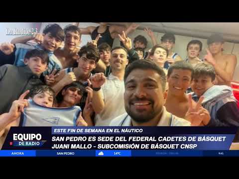 San Pedro será sede del federal de basquet