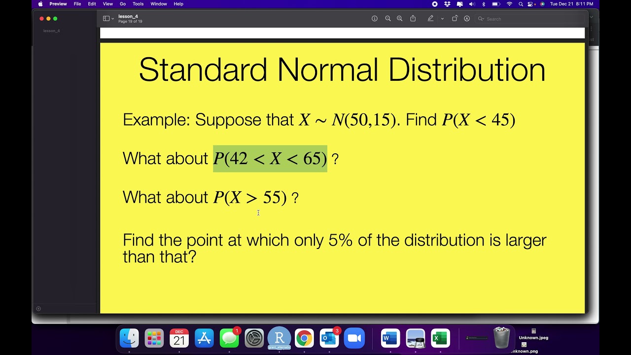 Calculating Normal Probabilities in Minitab
