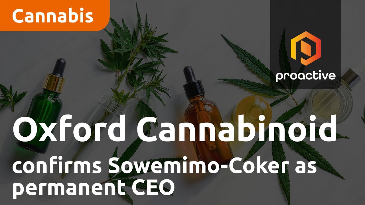 Oxford Cannabinoid Technologies confirms Sowemimo-Coker as permanent CEO