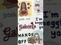 Gabriela Katseye Lyric Art ​⁠​⁠ Gabriela Katseye Lyricart Shorts Viral Fyp