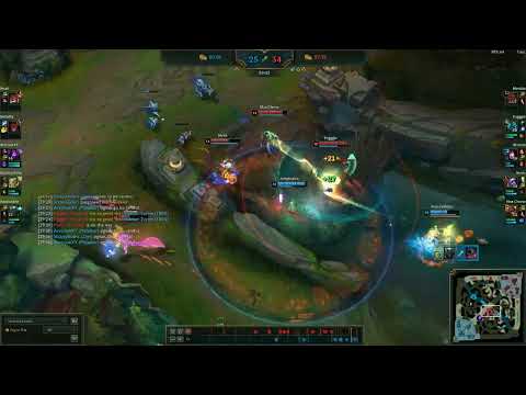 Pyke and Zeri 2v5 vs Aatrox and dogshit crew