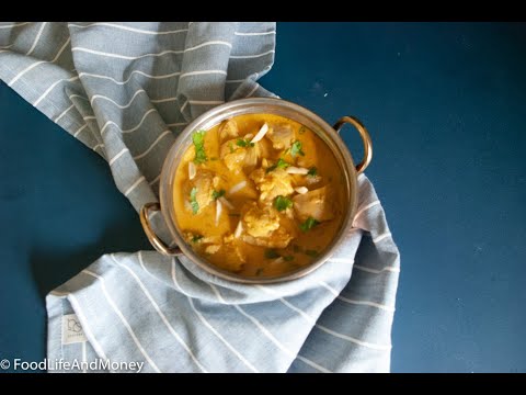 Chicken Korma Recipe | Mild Indian Chicken Curry Recipe | FoodLifeAndMoney