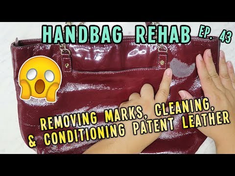 image-How do you clean cloudy patent leather?