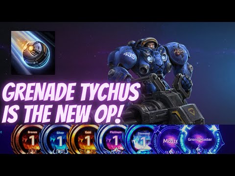 Tychus Odin - Grenade Tychus Is Pretty OP! - B2GM Season 5 (Masters)