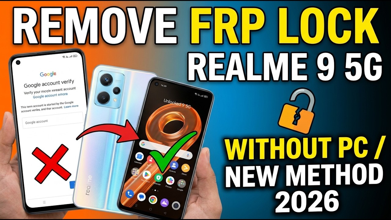 How to Remove FRP Lock on Realme 9 5G✅ Realme 9 5G Google Account Lock Fix✅ Realme 9 5G FRP Bypass✅