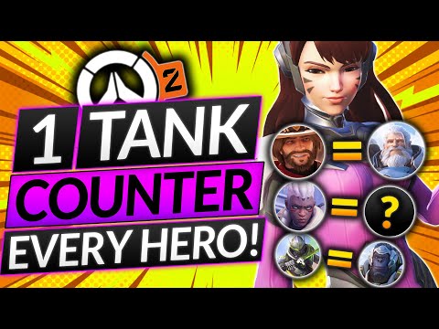 1 TANK COUNTER PICK for EVERY HERO - This DOUBLES Your Rank - Overwatch 2 Guide