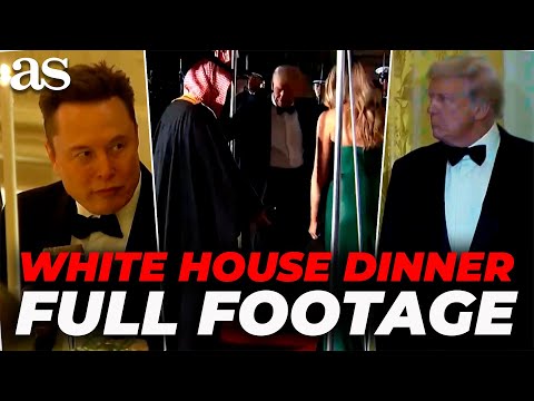 FULL FOOTAGE: TRUMP’s White House DINNER with the SAUDI CROWN PRINCE