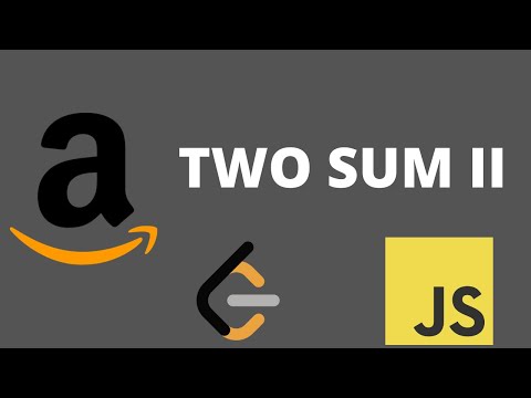 Two Sum II - Leetcode 167 - Javascript
