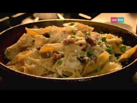 Cucina con Ramsay # 82:  Farfalle con ricotta, pancetta e piselli