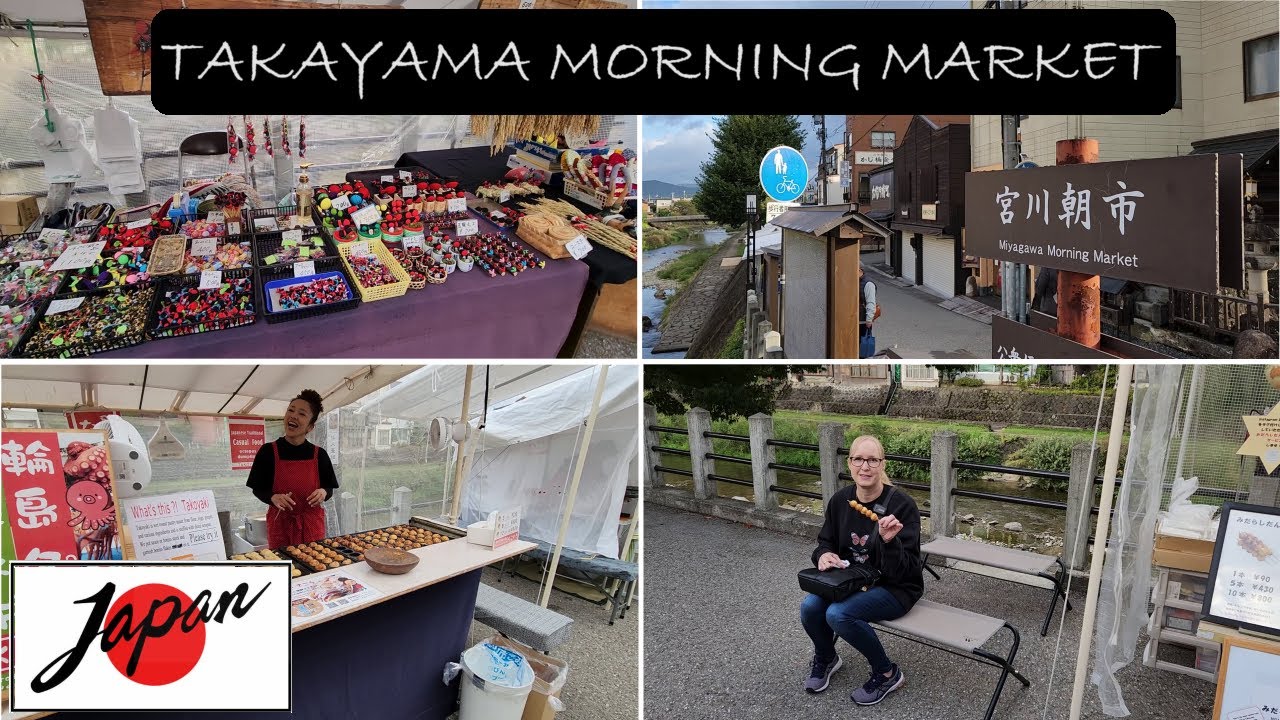 A traveler relishes the vibrant sights and sounds of Miyagawa Morning Market.