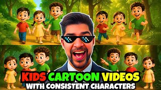 How i create Consistent characters for my cartoon videos | How to make kids nursery rhymes
