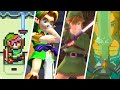 Evolution Of Link Getting The Master Sword In Zelda Games 1991 2021