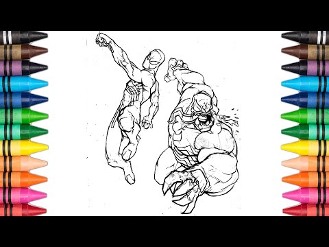 SPIDER-MAN VS VENOM Coloring Page #404 - Poylow & BAUWZ - Hate You (feat. Nito-Onna) [NCS Release]