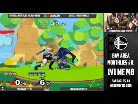 Bay Area Monthlies #8 - Grand Finals: Shroomed (Sheik) vs MIOM|PewPewU (Marth)