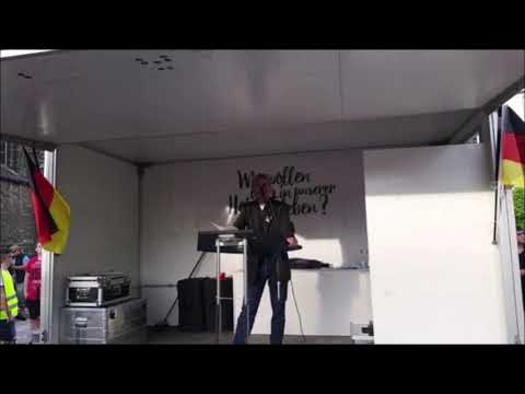 Großdemo von Zukunft Heimat in Köthen. Rede Hans-Christoph Berndt am 16.09.2018