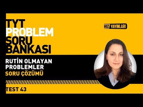 Rutin Olmayan Problemler Soru Çözümü | TYT Matematik Problemler Kampı Test 43 #tyt2022