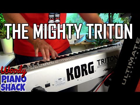 The KORG TRITON is an Impressive Flagship Synth from 1999