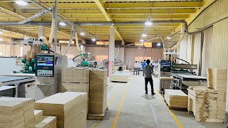 4 Máy CNC Nesting PRO-R4F hoạt động liên tục cho xưởng làm tủ bếp Plywood xuất khẩu Mỹ