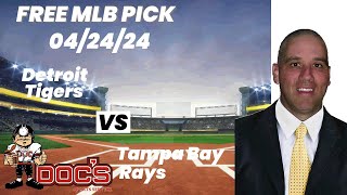 MLB Picks and Predictions - Detroit Tigers vs Tampa Bay Rays, 4/24/24 Free Best Bets & Odds