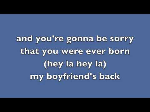 My boyfriends back lyrics