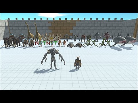 GHOR HAMMER WITH SCOURGE VS 2X BOSS - Animal Revolt Battle Simulator