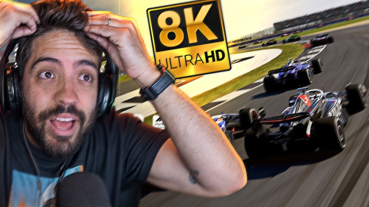FORMULA 1 EM 8K NO PS5 PRO? - TESTANDO JOGOS DE CORRIDA 🚗