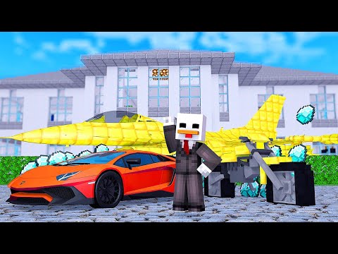 VIVERE DA MILIARDARIO SU MINECRAFT!!