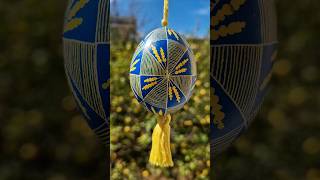 ⬆️ Ukrainian Easter Egg Pysanka - Handmade by Sorok.Klyntsiv